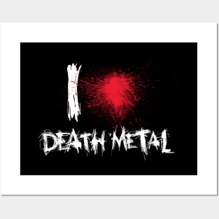 I Love Death Metal Posters and Art